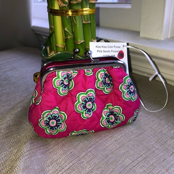 Vera Bradley Handbags - Vera Bradley Kiss Kiss Coin Purse